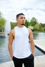 Mens Sleeveless Casual Muscle Tank Top Premium Cotton Blend For Performance