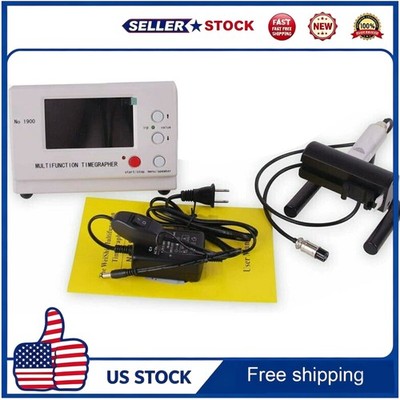 No.1900 Weishi Timegrapher Mechanical Watch Timing Machine Multifunction US Plug