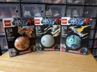 Star Wars Lego 9674/9675/9676 Naboo Starfighter Sebulba Podracer Tie Interceptor