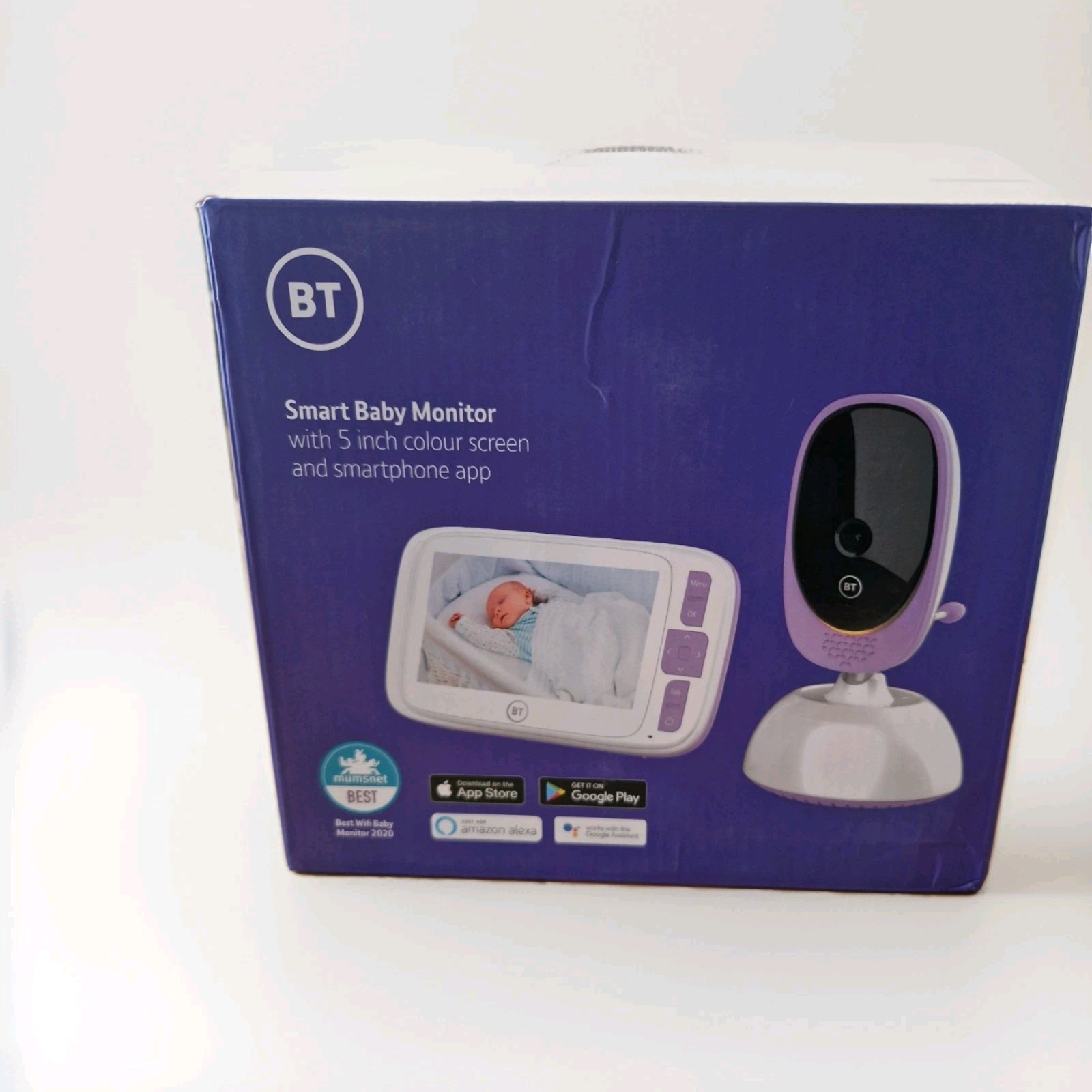 BT SMART BABY MONITOR 5 inch Display Screen BABY SHOWER GIFT