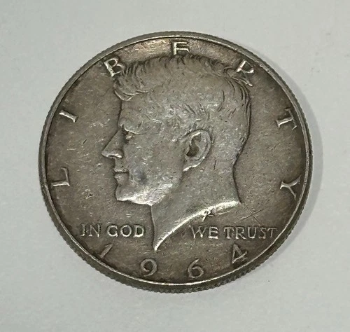 New Listing1964 JFK Kennedy 90% Silver Half Dollar Circulated