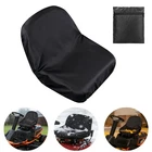 Universal Riding Lawn Mower Seat Cover Waterproof Tractor Seat Protector Black