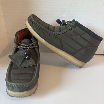 Clarks Originals Men's Khaki Quilted Wallabee Boot 26168800 Sz 11