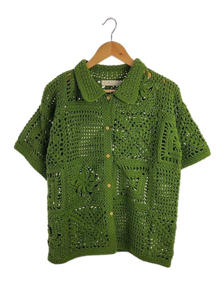 ALTRA BAROQUE JAPAN LIMITED altre camicie manica corta OMAGGIO poliestere verde tinta unita usate