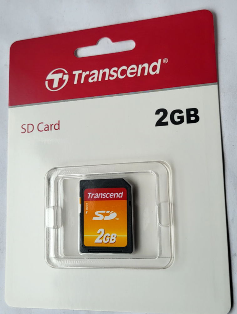 TRANSCEND 2GB SD MEMORY CARD TS2GSDC €20 net price