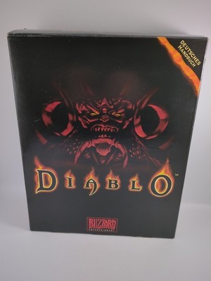 Diablo PC CD ROM - Blizzard Entertainment - Big Box - OVP Anleitung Disc