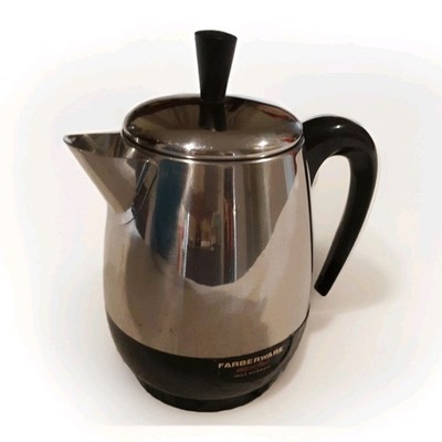 Vtg MCM Farberware Superfast 2-4 Cup Automatic Coffee Percolator Model 134 EPOC