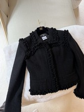 Chanel Fringe Trim Bouclé Jacket
