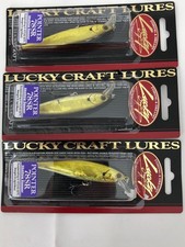 NEW (3) Lucky Craft Pointer 78SR's Aurora Gold - 3/8 oz.