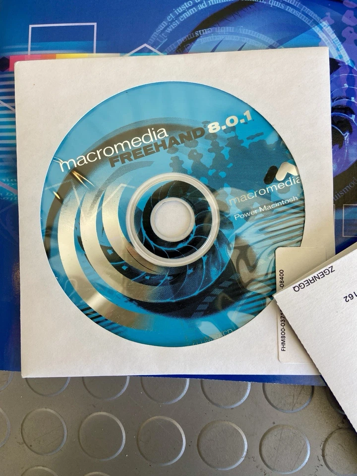 Macromedia Freehand 8 Upgrade for Macintosh- CD, Serial Number, & Registration - Image 4 of 4