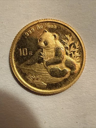 1998 Chinese Gold Panda 1/10 oz — photo from the most recent tracked eBay sale