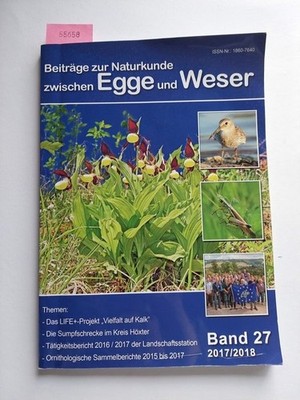 Beiträge zur Naturkunde zwischen Egge und Weser : Band 27 2017 / 2018 | Landscha