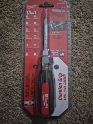 Milwaukee 48-22-2880 13 in 1 Cushion Grip Screwdriver w/ ECX