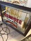 Vintage Genesee Beer & Ale Lighted Mirror Sign by Embosograph Display Co.