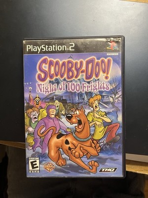 Scooby-Doo Night Of 100 Frights PlayStation 2, No Manual, Tested PS2 Black Label