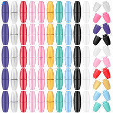 100 Sets Breakaway Clasps for Necklaces Safety Plastic 100 Set, Multicolor