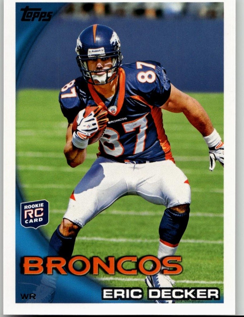 Eric Decker 2010 Topps Football Denver Broncos