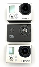 GoPro HERO3 Action Camera Lot 3 BacPac WiFi Remote Charger Accessories