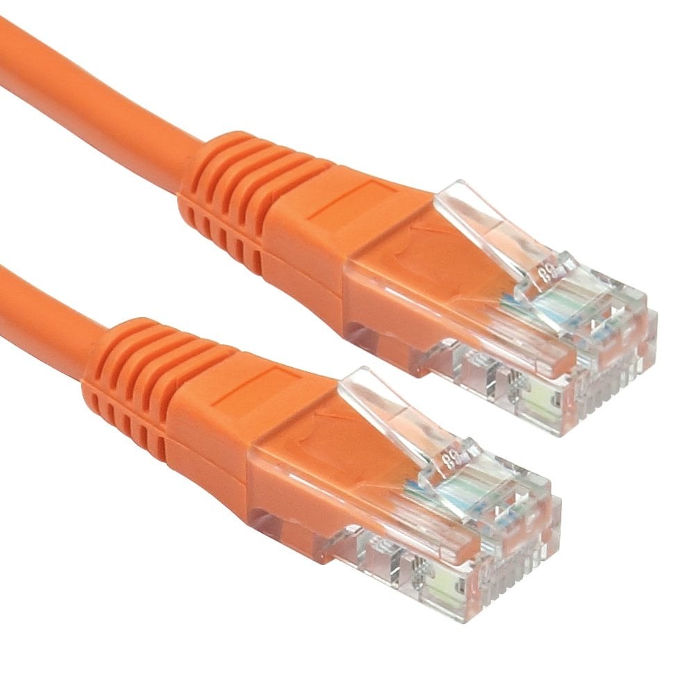 Cables Direct 0.5m Cat5e Patch Cable - Orange