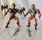 VTG (2x) Battle Armor He-Man Masters Of The Universe Motu Figure Complete Taiwan