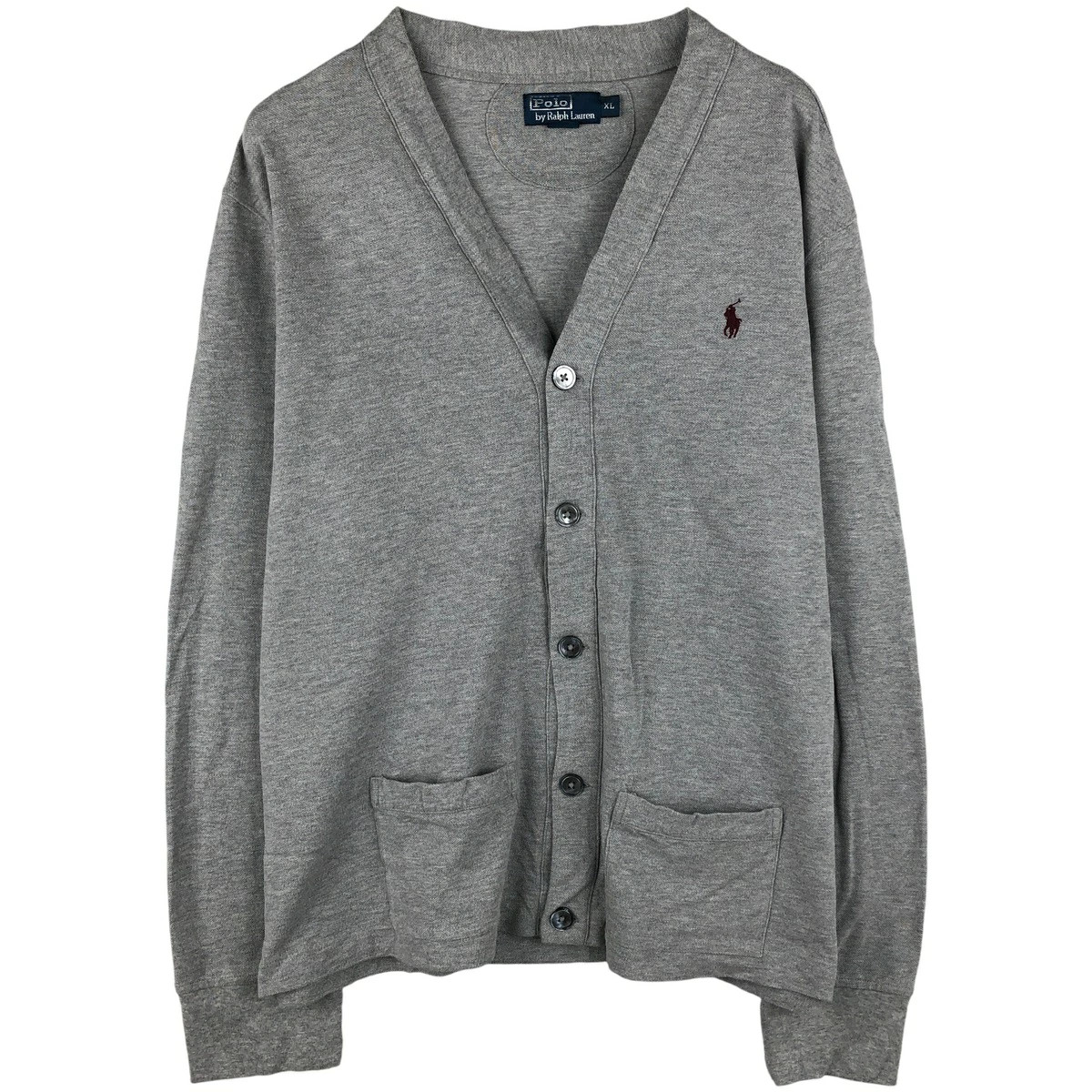 Vintage 90 s Ralph Lauren POLO by Ralph Lauren cotton knit cardigan men s XL equ