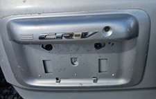 1999-2001 Honda Crv Silver License Plate Frame Oem Factory Trim Holder Gen 1 1999-2001 Honda Crv Silver License Plate Frame Oem Factory Trim Holder Gen 1