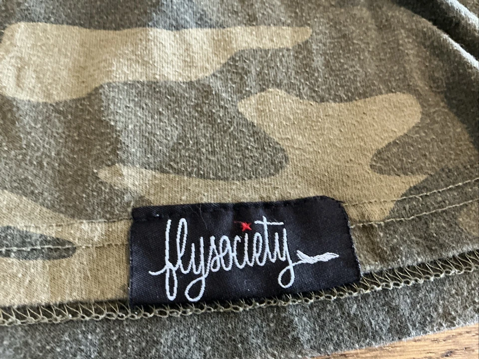Fly Society Shirt Camo Adult Size Large Foto 4 de 4