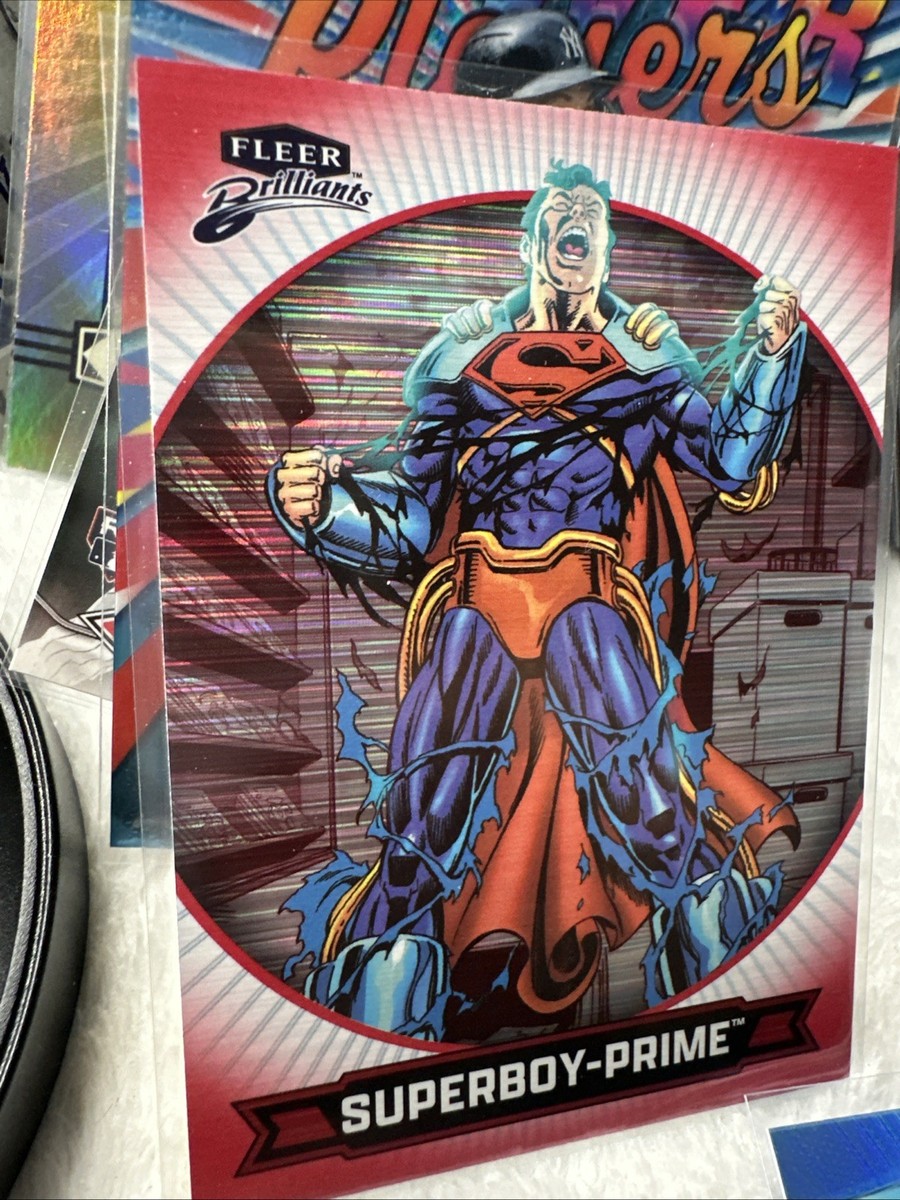 Superboy-Prime 2025 Fleer Brilliants Superman Red Heat Vision 0026