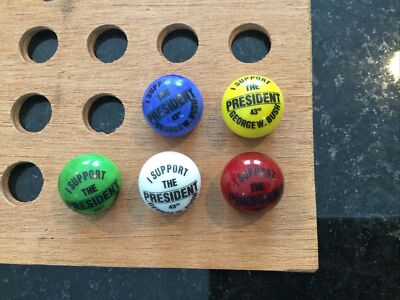 Vintage | '' I support the President, George W Bush''  | Marble | 1980