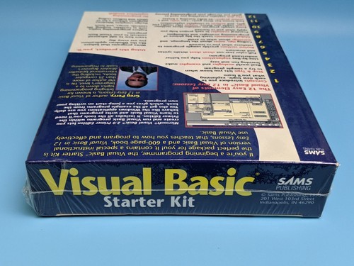 Visual Basic Starter Kit Greg Perry: 3.5” Software / VTG 1992 Windows IBM (NEW) - Picture 7 of 13