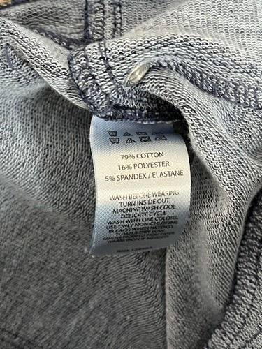 Tommy Bahama Shorts Girls Blue Jean Denim Size 8 Kids Stretch Casual Pull On - Picture 13 of 13