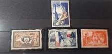 4 Timbres FRANCE NEUFS Année 1954 YT No : 973/987/996/997
