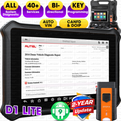 2025 OTOFIX D1 Lite Car Bidirectional Scanner Auto Full System Diagnostic Tool