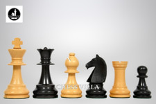 90s Reproduced 3.6" French Chavet Championship Tournament Chess Pieces Only Set