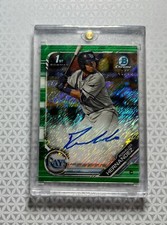 Ronaldo Hernandez 2019 1st Bowman Chrome Green Shimmer Refractor AUTO RC #45/99