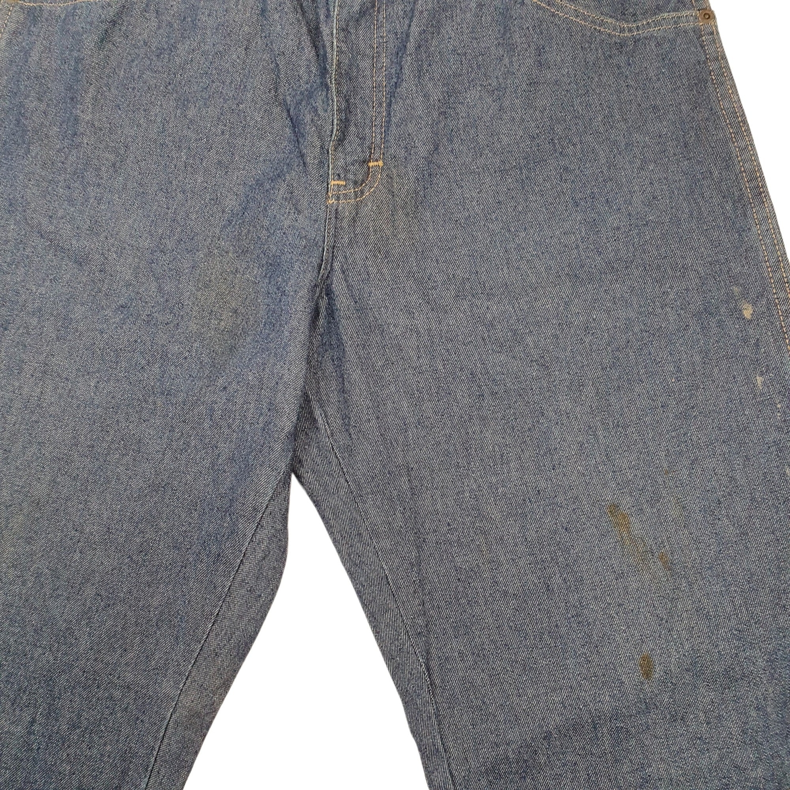 Mens DICKIES Casual Loose Fit Blue Denim Jeans Trousers W33 L30 image 4