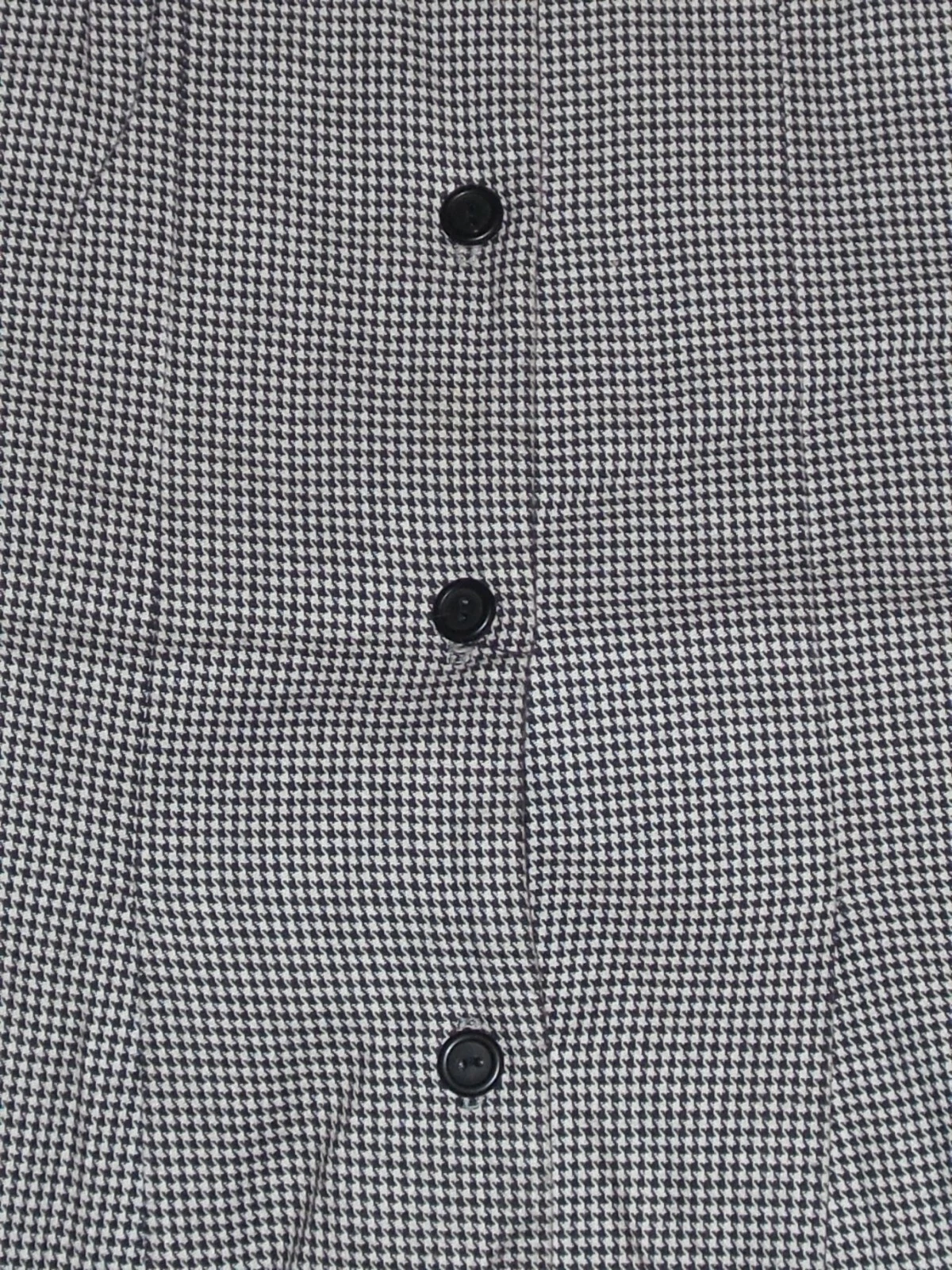 UNDERCOVER Maxi abito donna My Secret Shelf nero bianco pied de poule ufficio taglia small