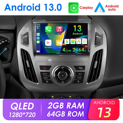 9''Android 13 Car Radio GPS For Ford Transit Connect 2013-2018 RDS Stereo Carplay