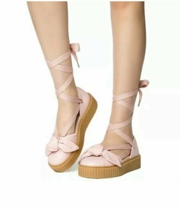 puma pink sandals rihanna