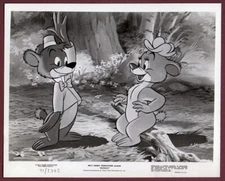 BONGO circus bear cub & LULUBELLE Walt Disney animated film 1971R ORIG PHOTO #1