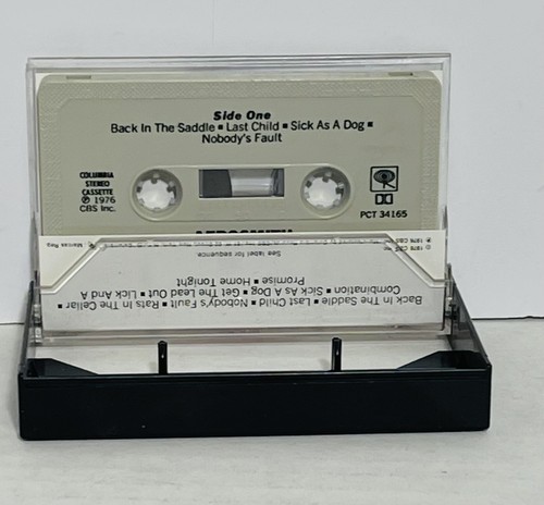 AEROSMITH - Cassette Tape - ROCKS - Steven Tyler Joe Perry BACK IN THE SADDLE - Picture 2 of 5