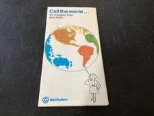Vintage Bell System "Call The World" Pamphlet