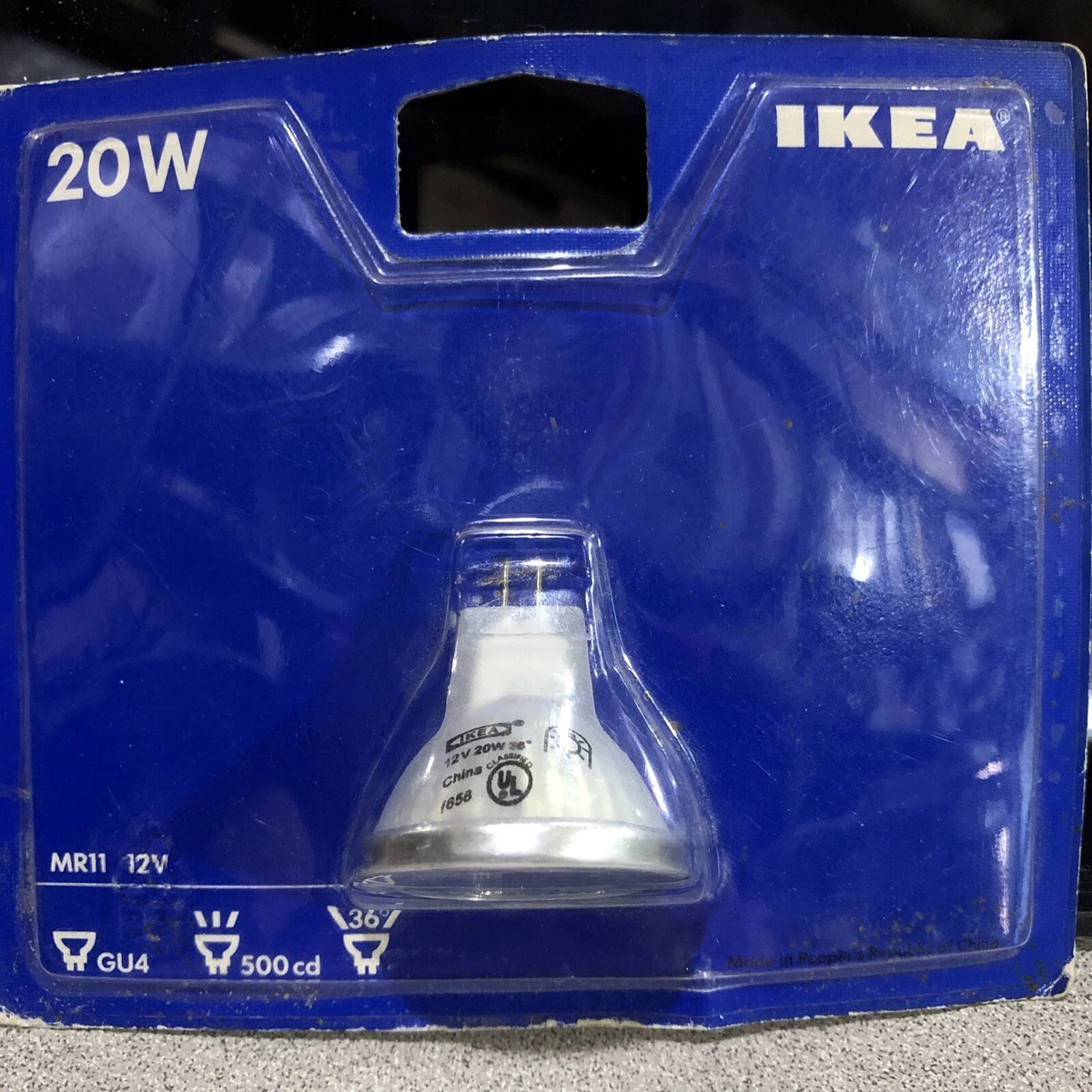 IKEA New in Package 20W 12V Light Bulb MR11 36 Degree