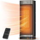 Space Heater Indoor With Remote, 1500W PTC Electric Heater, 60°Oscillating