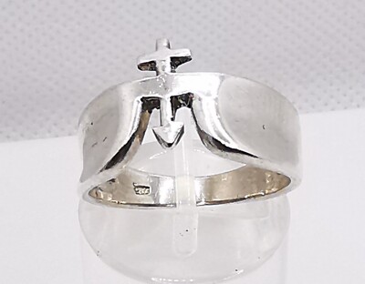 Unisex Mars - Symbol Ring silber 925 Kreuz Gr. 55 | eBay