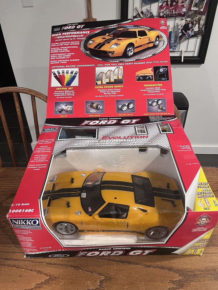 Vintage NIKKO R/C Super Evolution Ford GT 1/10th Scale Tested And