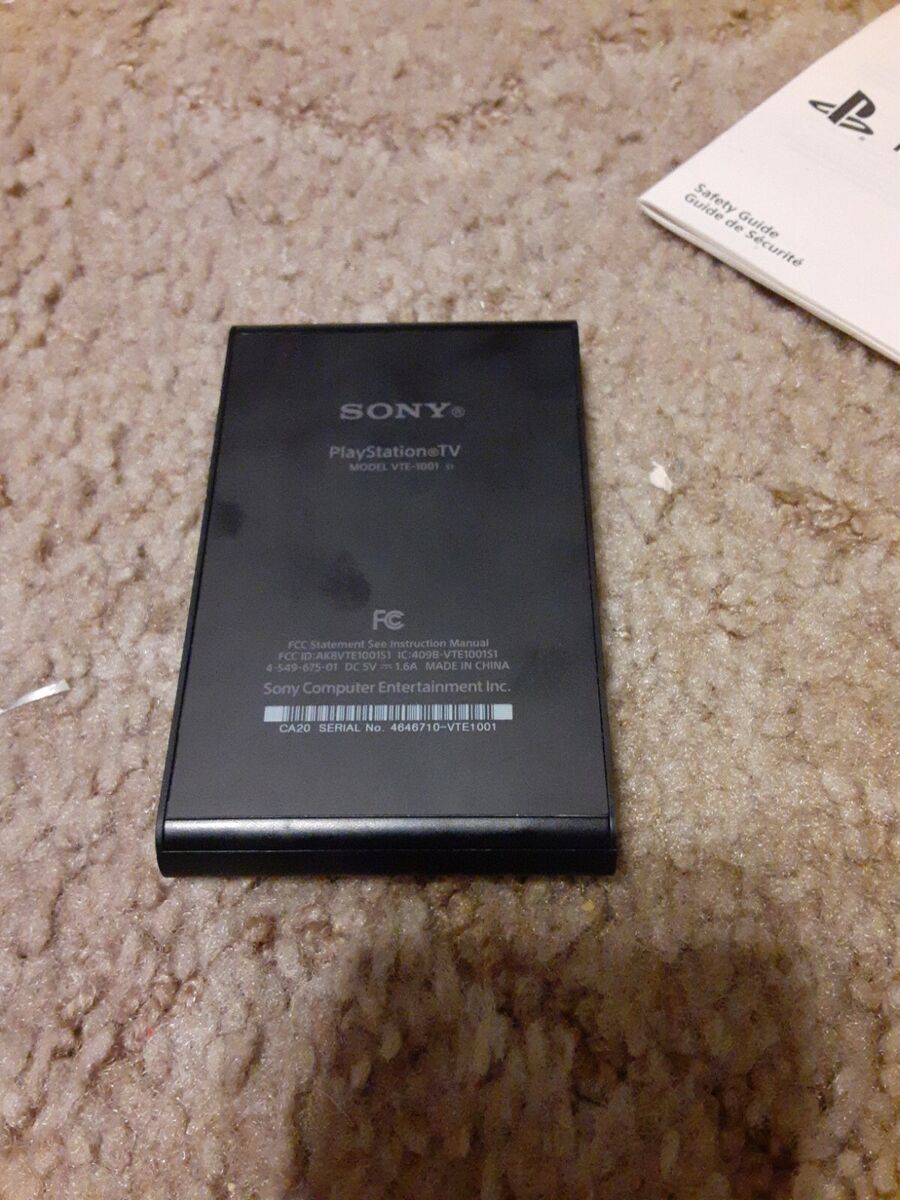 Sony PlayStation TV PS Vita 1GB Black Console VTE-1001 16 GB Sony PlayStation TV PS Vita 1GB Black Console VTE-1001 16 GB