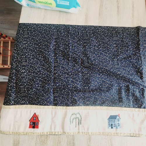 Park Designs Window Valance Primitive Folk Art,WILLOW,SHEEP Embroidery 58.5 X14 - Picture 12 of 17