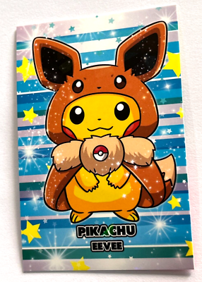 2025 POKEMON ATTACK 2 DATABASE Card #142 PIKACHU PONCHO EEVEE