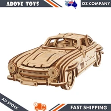 Ukraine Made Ugears Winged Sports Coupe 3D Wooden Model Assembly Kit